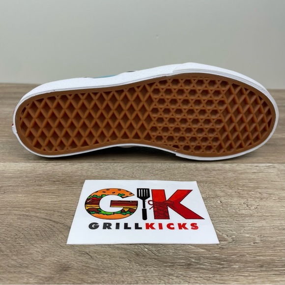 Vans Women’s/Kids Classic Slip-On Checkerboard Delphinium Blue - Picture 5 of 5